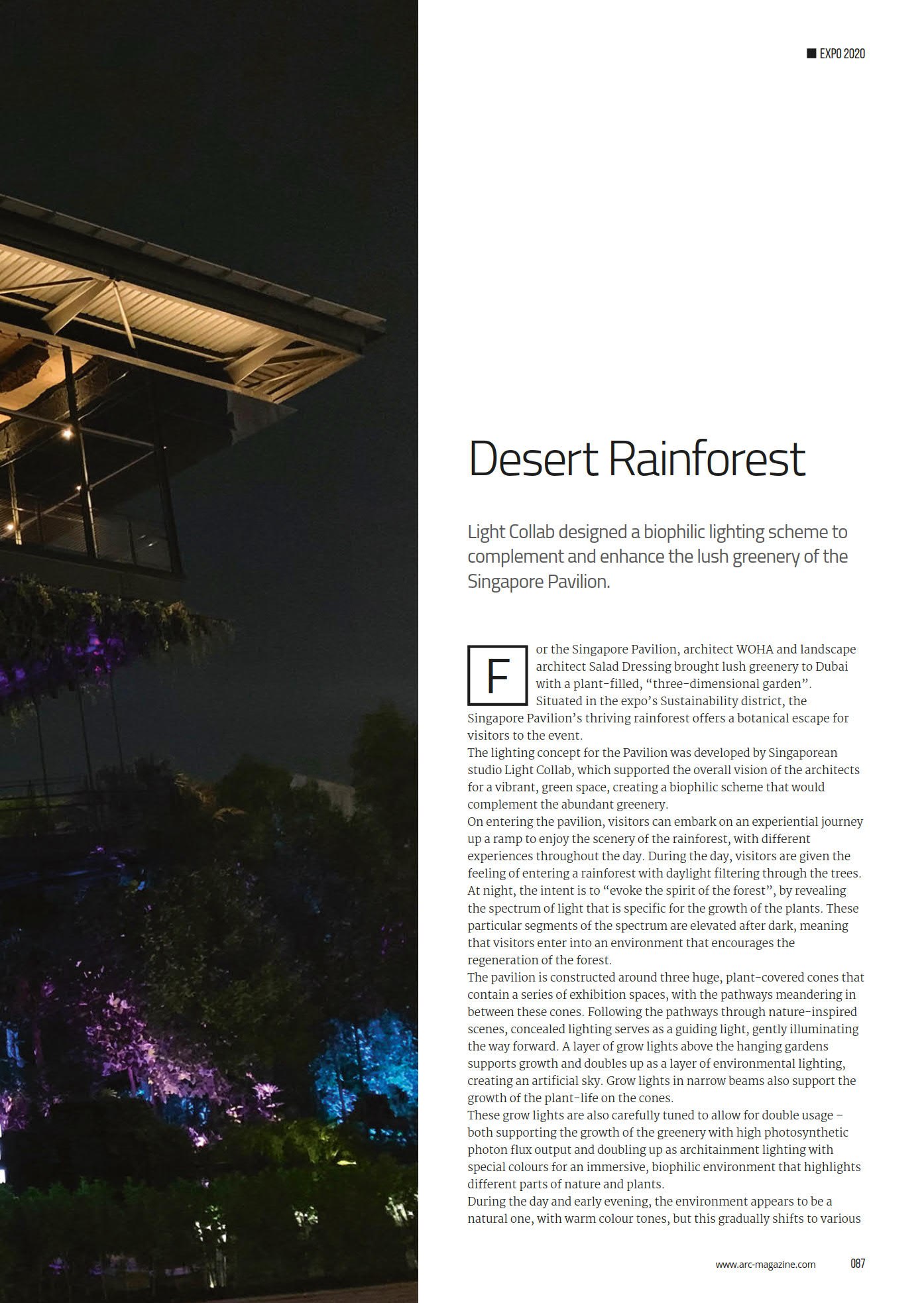 Arc125 Singapore Pavilion World Expo 3